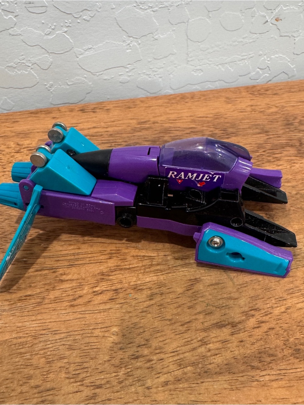 Vintage 1992 Transformers G2 Ramjet Incomplete Action Figure For Parts